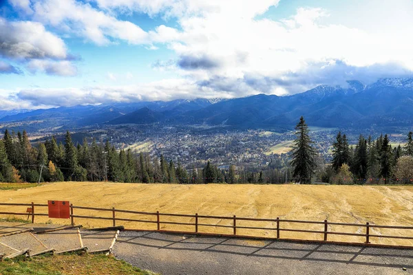 Zakopane Polonya Kasım 2019 Gubalowka Polonya Avrupa Dan Zakopane Kentinin — Stok fotoğraf