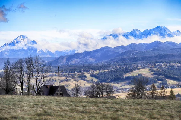 Zakopane Polsko Listopadu 2019 Národní Park Tatra Podzim Krajina Sluncem — Stock fotografie