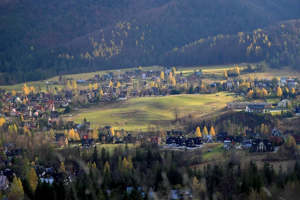 Zakopane Polonia Noviembre 2019 Parque Nacional Tatra Otoño Paisaje Con — Foto de Stock