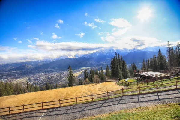 Zakopane Poland November 2019 View City Zakopane Gubalowka Poland Europe Stock Photo