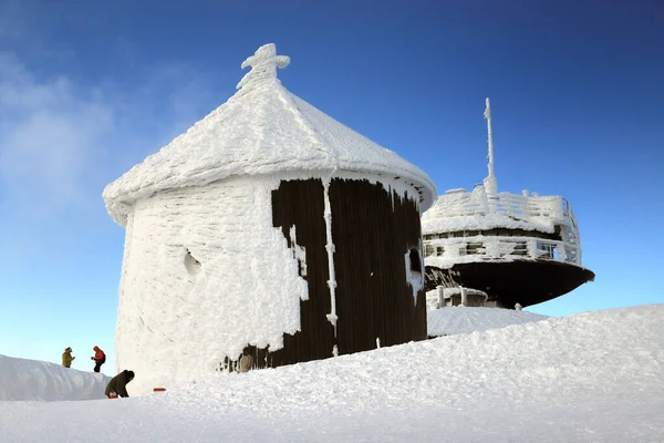 Karpacz Polen März 2020 Laurentiuskapelle Winter Römisch Katholische Kapelle Auf — Stockfoto