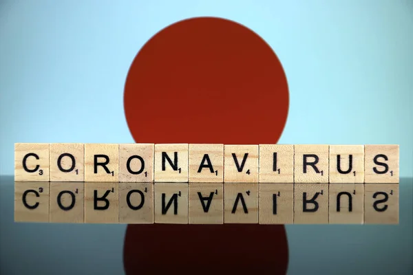 Wroclaw Poland Μαρτιου 2020 Λέξη Coronavirus Αποτελείται Από Ξύλινα Γράμματα — Φωτογραφία Αρχείου