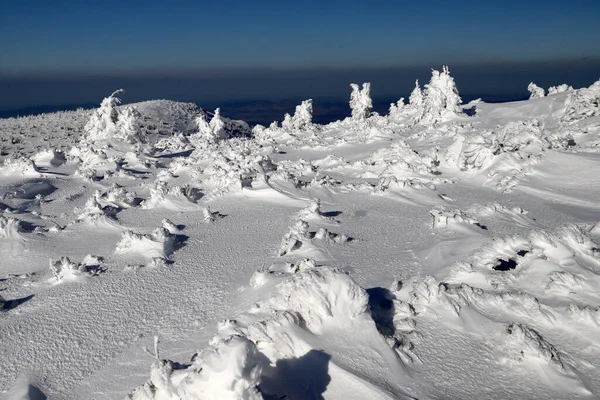 Karpacz Polonia Marzo 2020 Ruta Turística Sniezka Montaña Frontera Entre —  Fotos de Stock