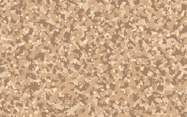 Light Brown Camouflage Desert Camo Background Military Pattern Army Sport — Stock Vector