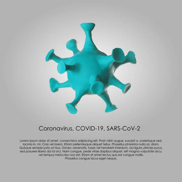 Covid Virus Close Black Background Sample Text 코드화 바이러스 코로나 — 스톡 벡터