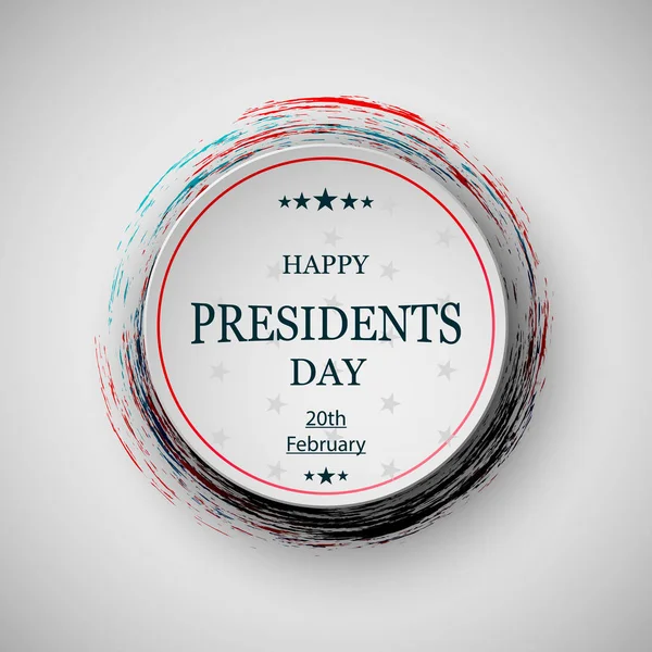 Happy Presidents Day in USA. Vector Illustration. — Stock Vector