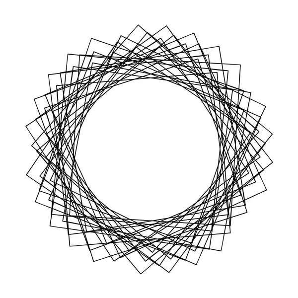 Abstrakta spiral element, isolerad på vit bakgrund — Stock vektor