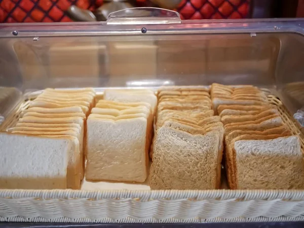 Brot Ist Ein Snack Morgen — Stockfoto