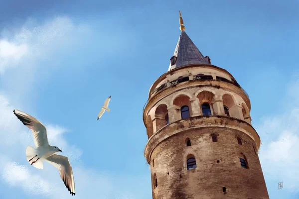 View Galata Tower — Stock Photo, Image