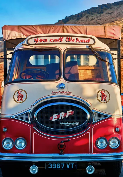 ERF İngiliz klasik damperli kamyon model Kv önden görüntülendi 1963 68 g toplu.