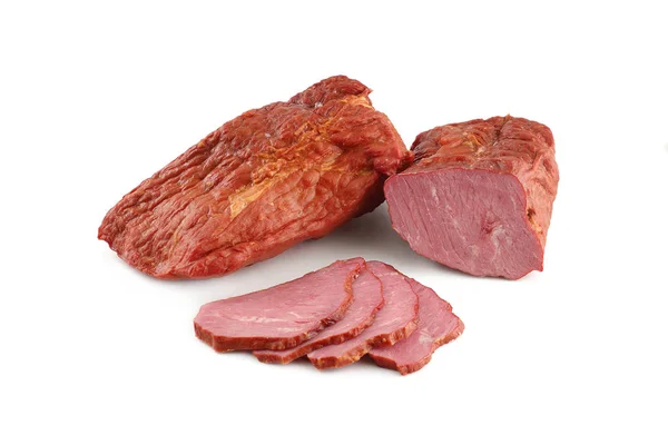 Ham on a white background — Stock Photo, Image