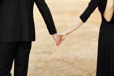 Gelin ve damat yakın çekim