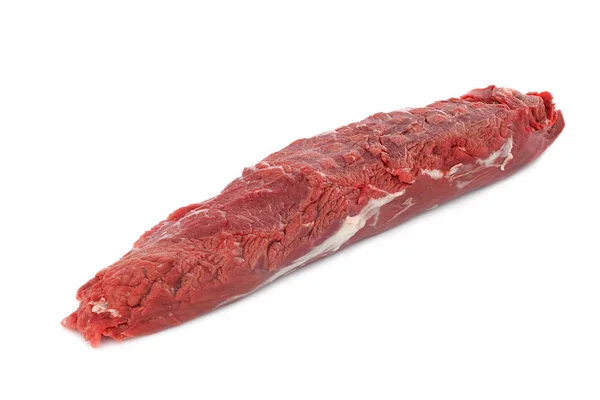 牛フィレ肉の白い背景の上 — ストック写真