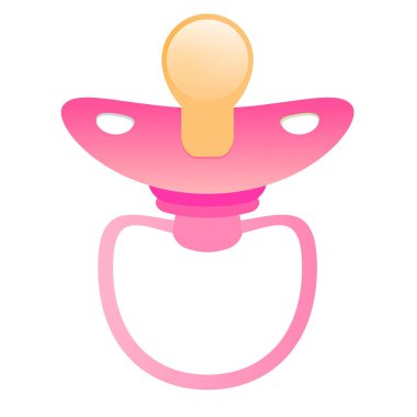 Bebek emziği vektör çizim