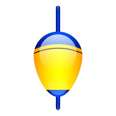 Balıkçılık yem float. Vektör çizim.