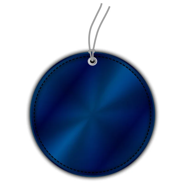 Векторна ілюстрація синього кола — стоковий вектор