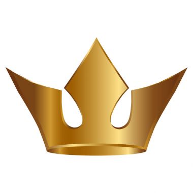 Altın taç vektör çizim