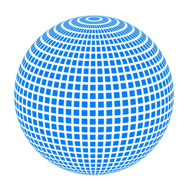 Ilustración vectorial del icono del globo — Archivo Imágenes Vectoriales