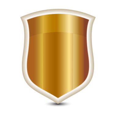 Altın rozet vektör çizim