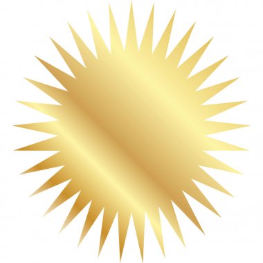 Altın simge vektör çizim