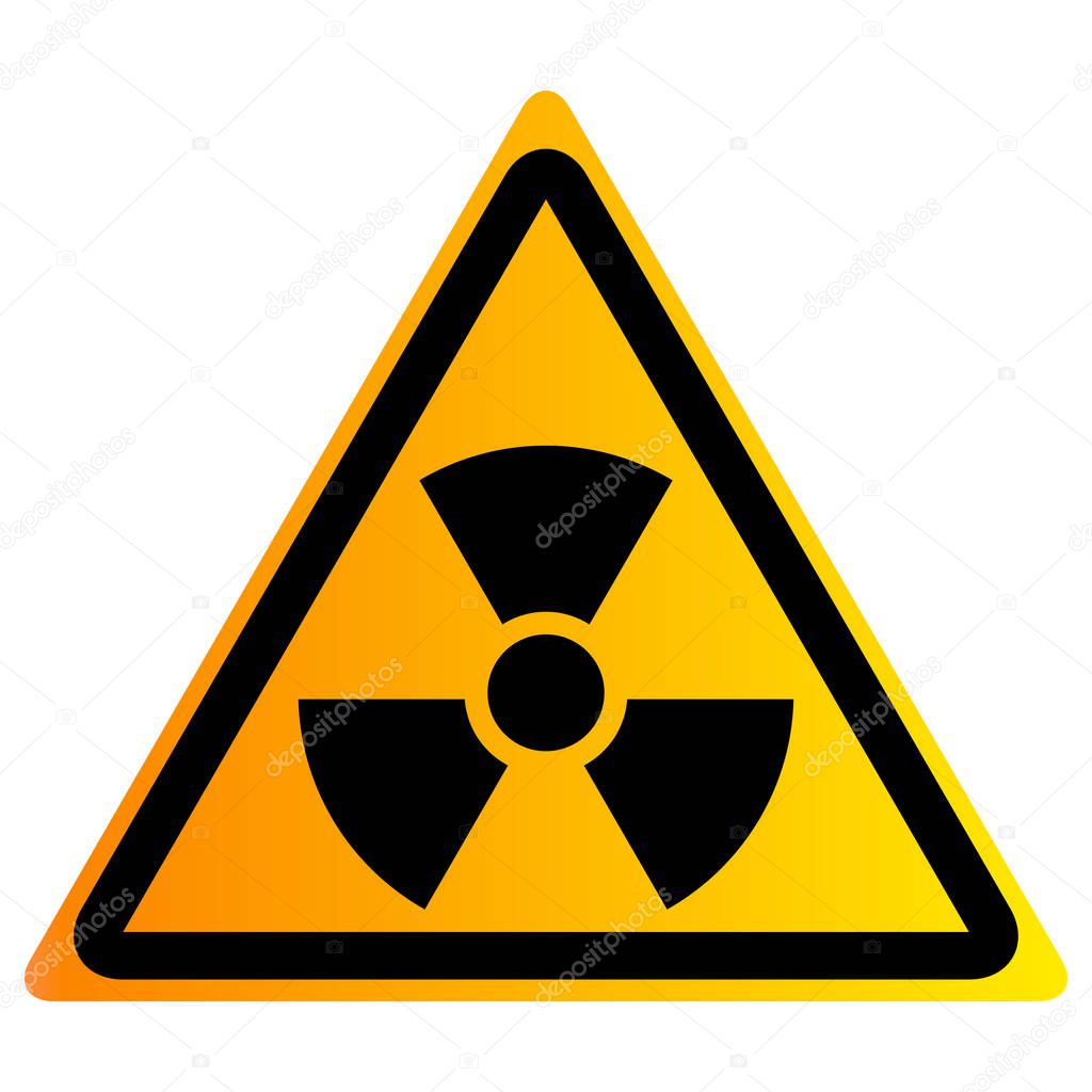 Vector illustration of nuclear waste