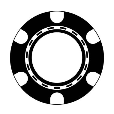 Poker Chip vektör çizim