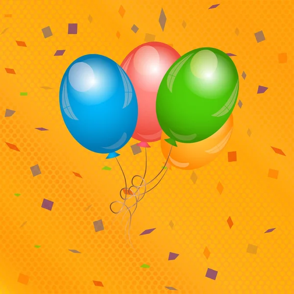 Arka plan balon vektör çizim