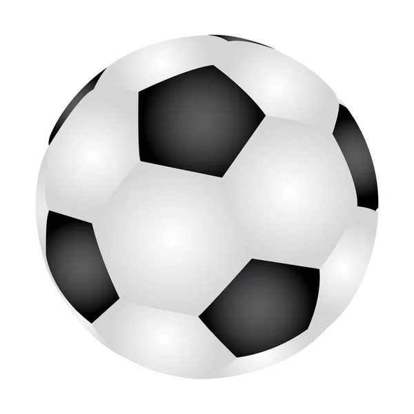 Illustration vectorielle du ballon de football — Image vectorielle