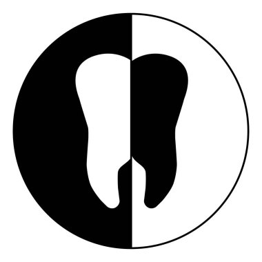 Diş simge vektör