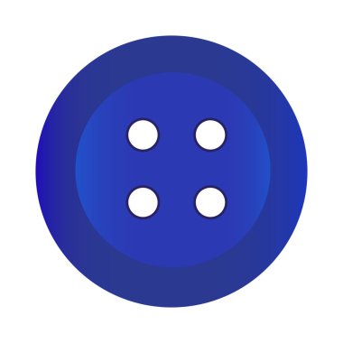 düğmenin vektör illüstrasyonu