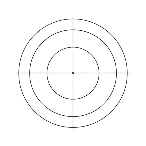 Ilustración vectorial del objetivo — Vector de stock