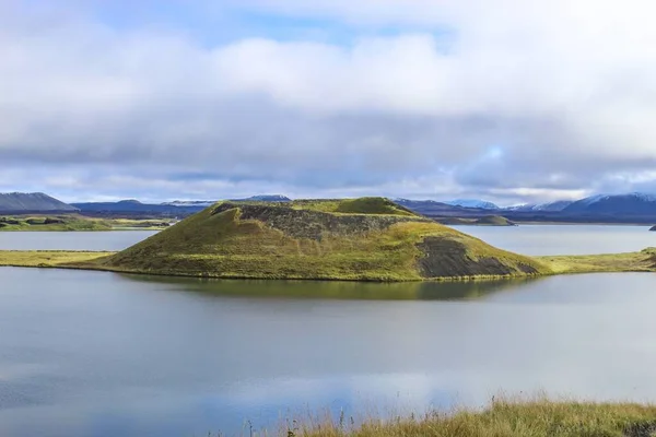 Crateras na Islândia a partir de vulcões — Fotografia de Stock