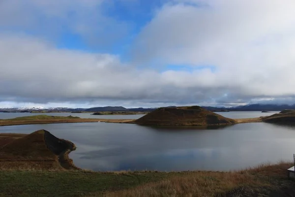 Cratères en Islande de volcans — Photo