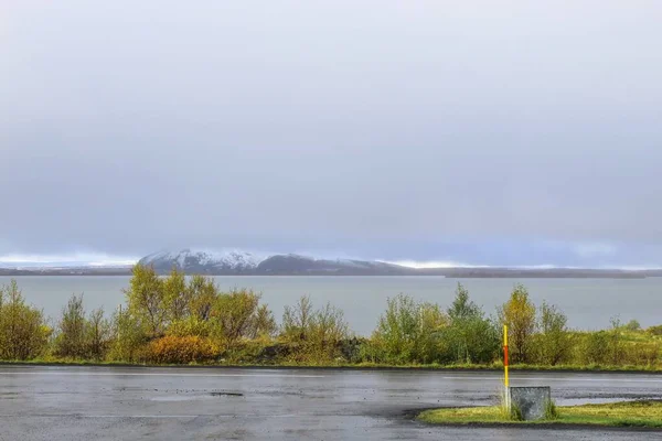 冰岛火山形成的火山口 — 图库照片