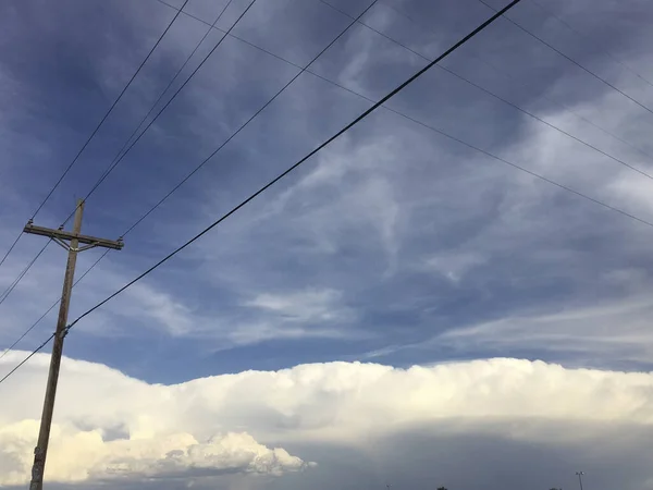 Nuvens de tempestade em Condado de Tarrant, Texas — Fotografia de Stock