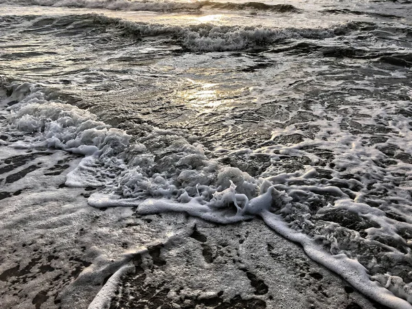 Manhã na praia do oceano de Miami — Fotografia de Stock