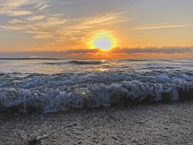 Miami Okyanus Sahili 'nde Sabah