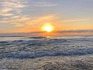Miami Okyanus Sahili 'nde Sabah