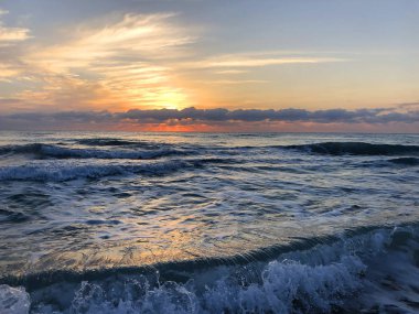 Miami Okyanus Sahili 'nde Sabah