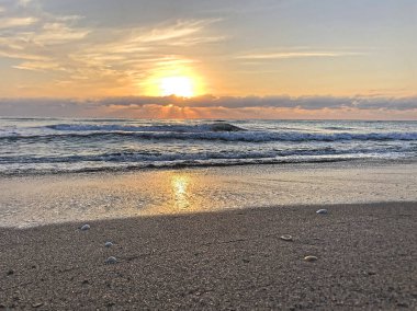 Miami Okyanus Sahili 'nde Sabah