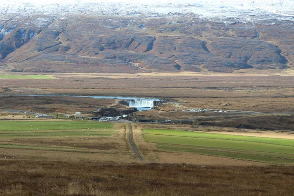 Vattenfall på Island är vackra — Stockfoto