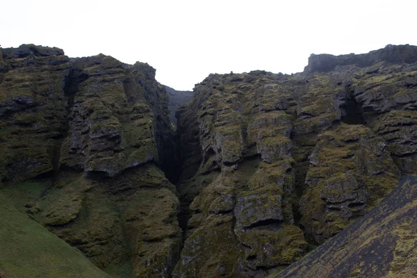 Ущелина Raudfeldsgja в Ісландії — стокове фото