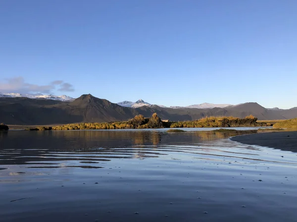 アイスランドの秋の日の火山風景 — ストック写真