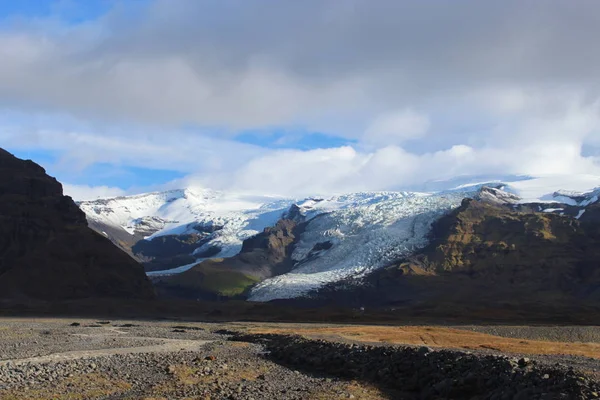 아이슬란드의 빙하 스키드 아르 산두 르 — 스톡 사진