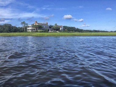 Güney eyaletlerinde büyük beyaz konak