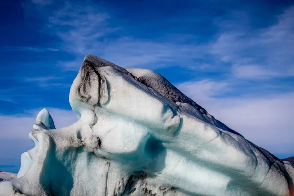 冰岛南部Jökulsárlón冰川湖 — 图库照片