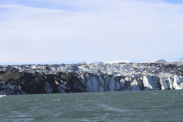 아이슬란드에 Jokulsarlon 빙하 라군 — 스톡 사진