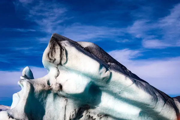 Lagoa do Glaciar J=kulsártaro lón no sul da Islândia — Fotografia de Stock