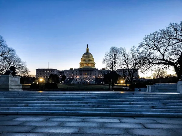 Capitol Hill durante o impeachment — Fotografia de Stock