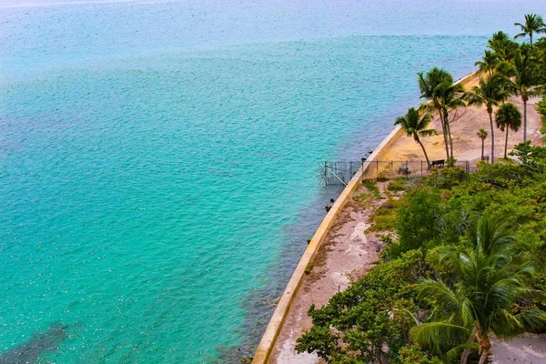 Letecký pohled na Key Biscayne — Stock fotografie